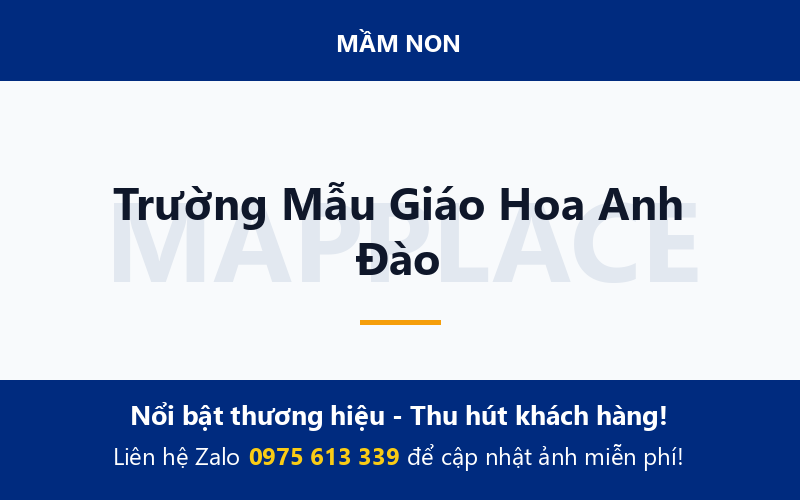 Trường Mẫu Giáo Hoa Anh Đào