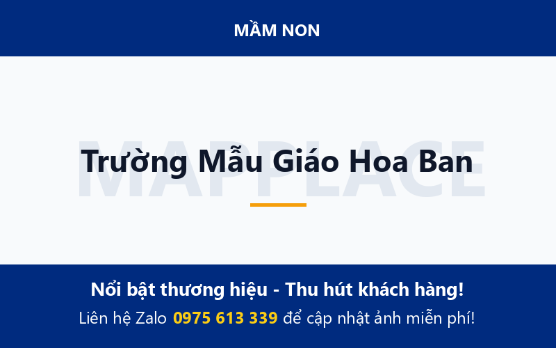 Trường Mẫu Giáo Hoa Ban