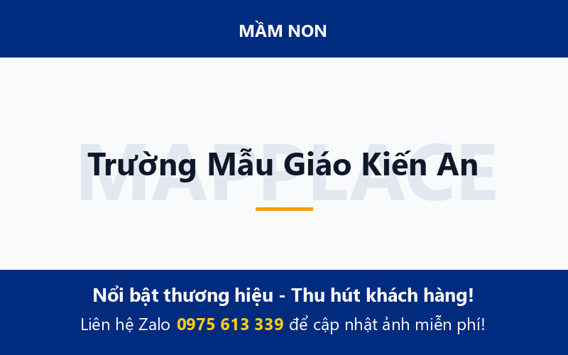 Trường Mẫu Giáo Kiến An