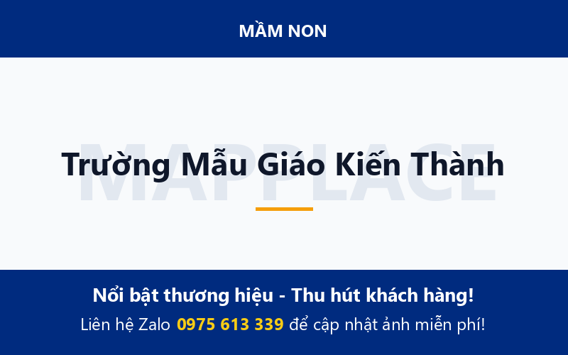 Trường Mẫu Giáo Kiến Thành