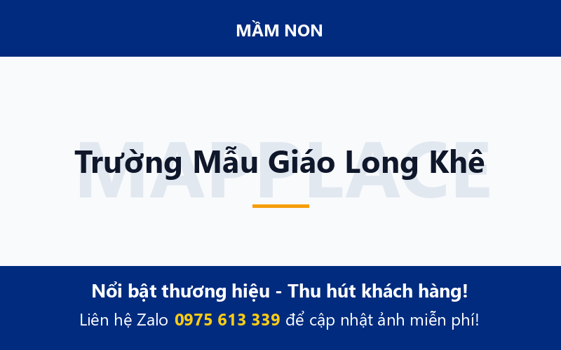 Trường Mẫu Giáo Long Khê
