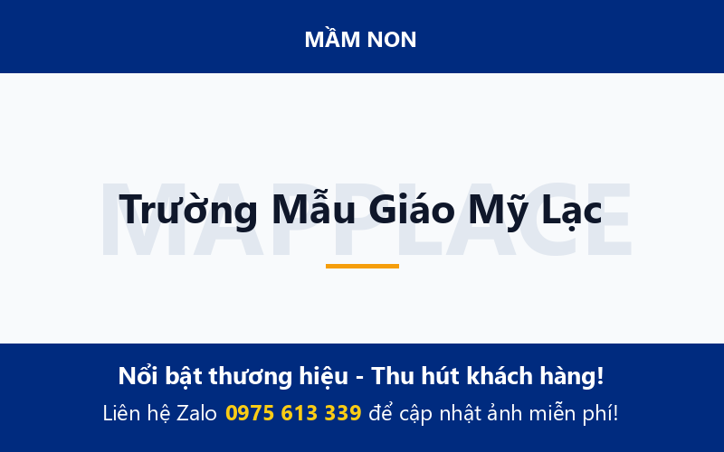 Trường Mẫu Giáo Mỹ Lạc
