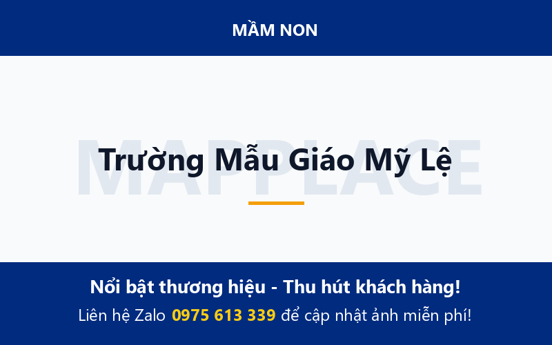 Trường Mẫu Giáo Mỹ Lệ
