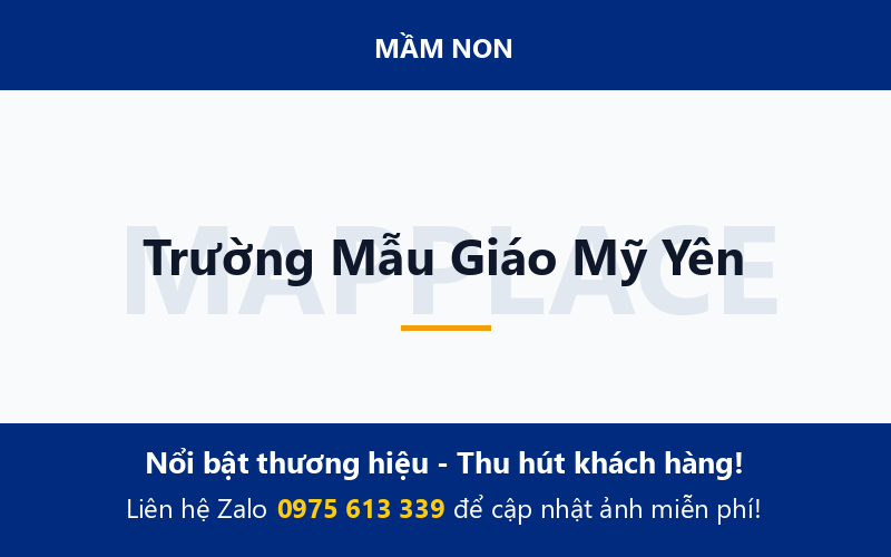 Trường Mẫu Giáo Mỹ Yên