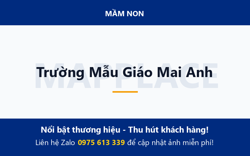 Trường Mẫu Giáo Mai Anh