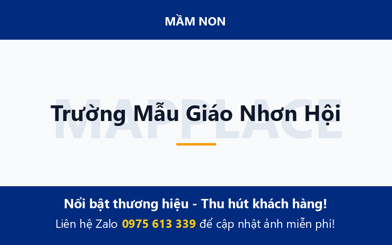 Trường Mẫu Giáo Nhơn Hội