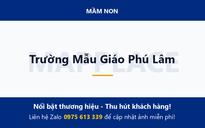 Trường Mẫu Giáo Phú Lâm