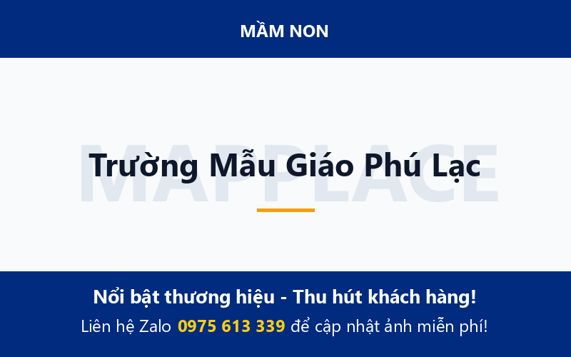 Trường Mẫu Giáo Phú Lạc