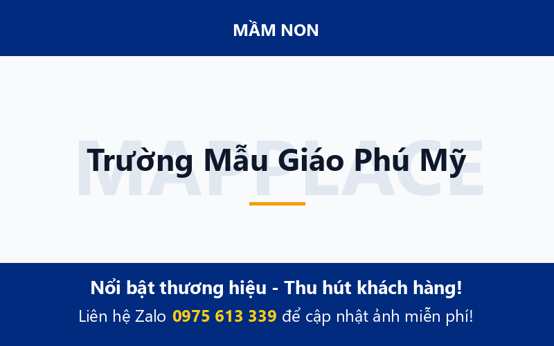 Trường Mẫu Giáo Phú Mỹ
