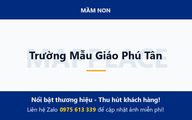 Trường Mẫu Giáo Phú Tân