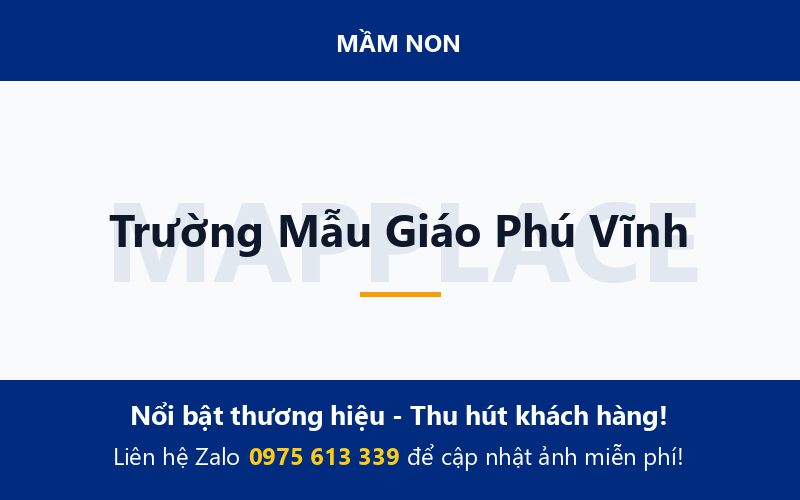 Trường Mẫu Giáo Phú Vĩnh