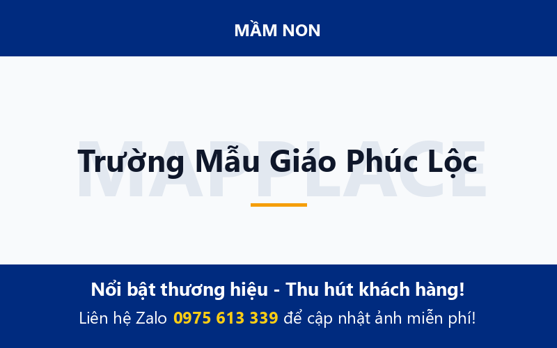 Trường Mẫu Giáo Phúc Lộc