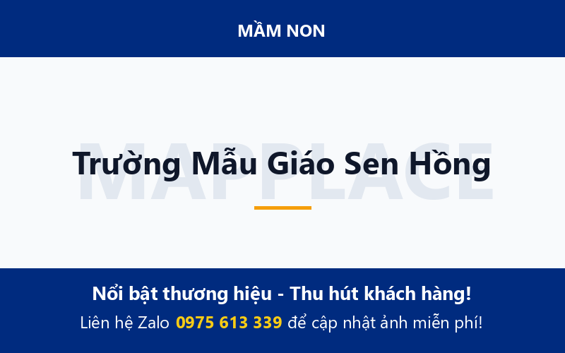 Trường Mẫu Giáo Sen Hồng