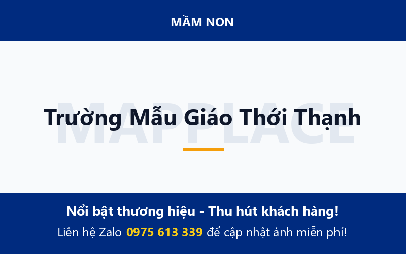Trường Mẫu Giáo Thới Thạnh