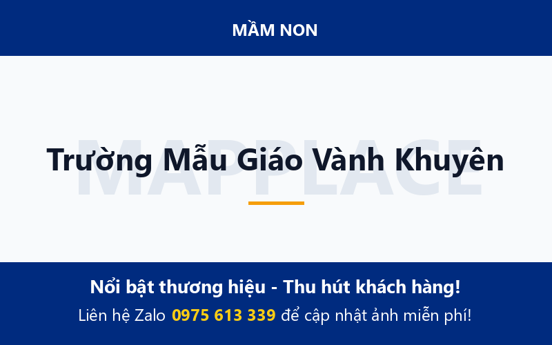 Trường Mẫu Giáo Vành Khuyên