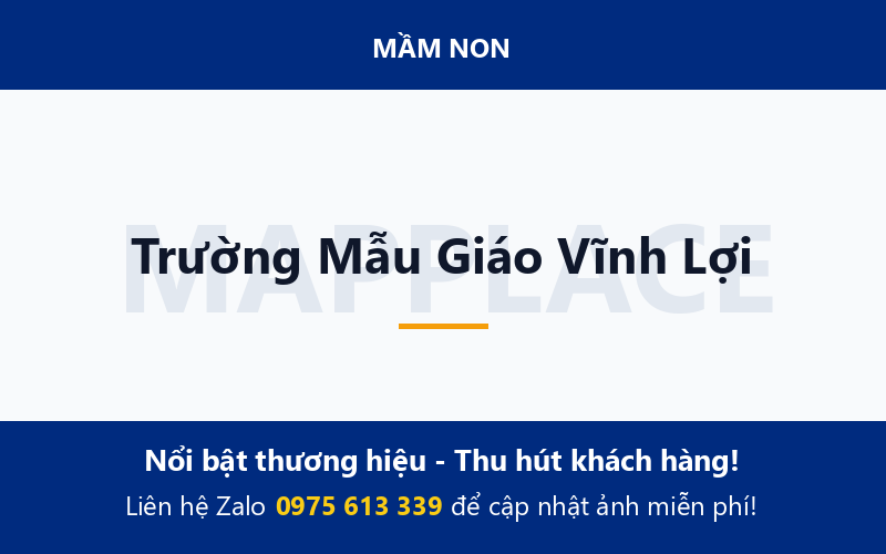 Trường Mẫu Giáo Vĩnh Lợi