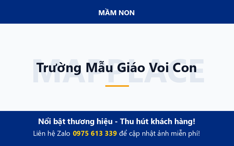 Trường Mẫu Giáo Voi Con