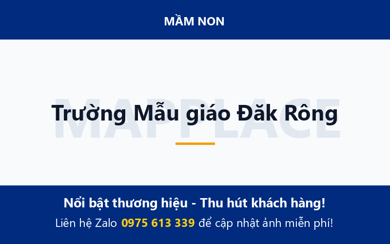 Trường Mẫu giáo Đăk Rông