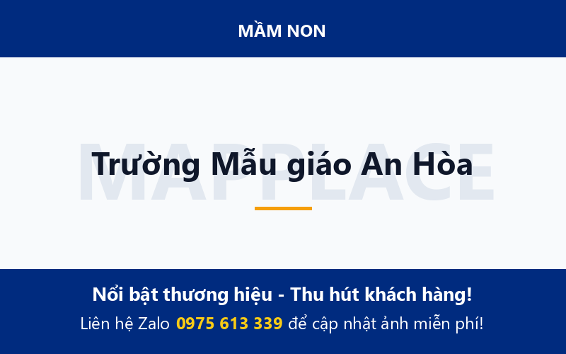 Trường Mẫu giáo An Hòa