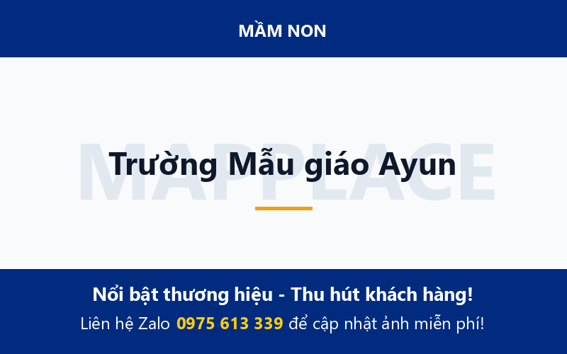Trường Mẫu giáo Ayun