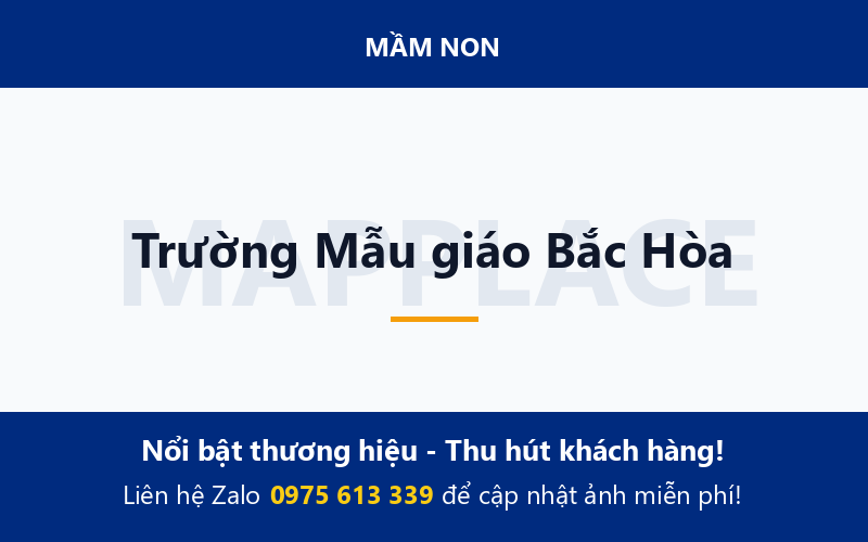 Trường Mẫu giáo Bắc Hòa