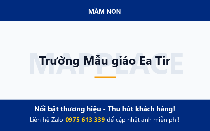 Trường Mẫu giáo Ea Tir