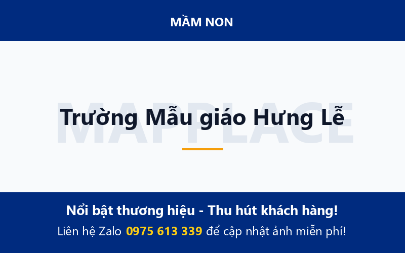 Trường Mẫu giáo Hưng Lễ