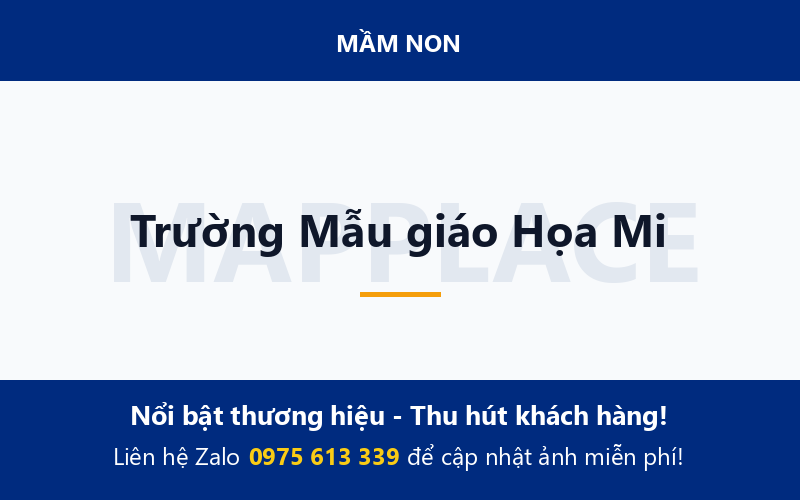 Trường Mẫu giáo Họa Mi