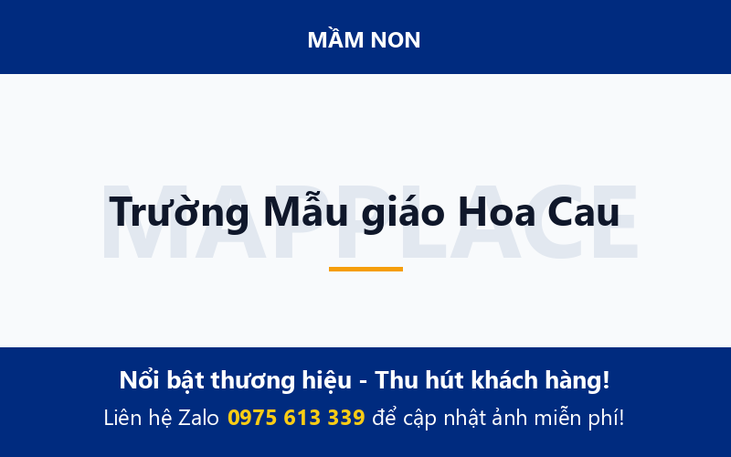 Trường Mẫu giáo Hoa Cau