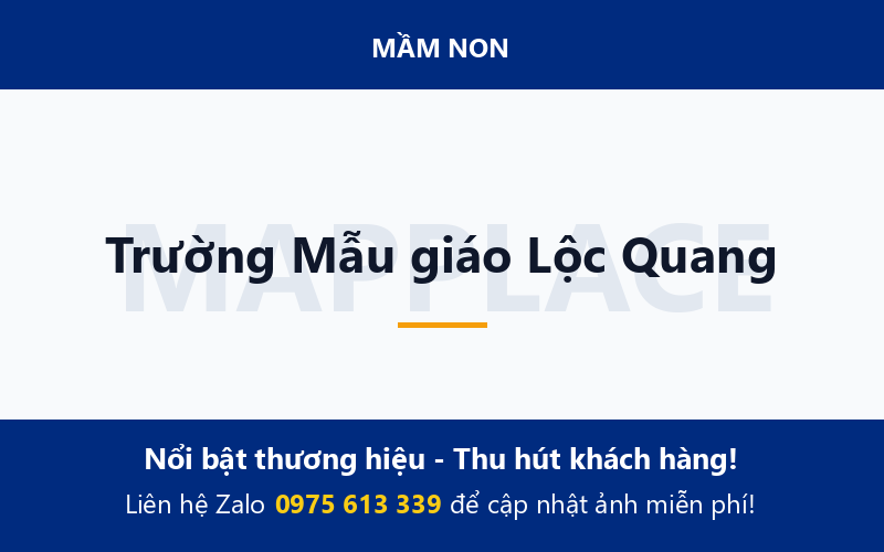 Trường Mẫu giáo Lộc Quang