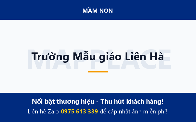 Trường Mẫu giáo Liên Hà