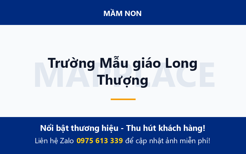 Trường Mẫu giáo Long Thượng