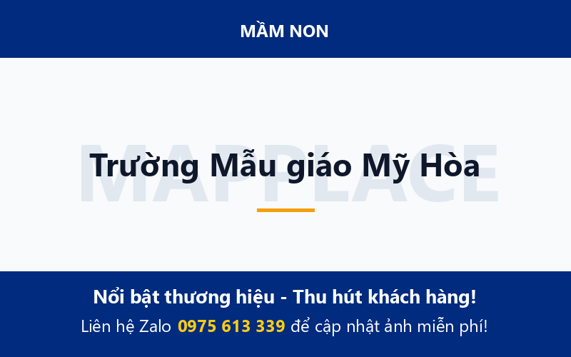 Trường Mẫu giáo Mỹ Hòa