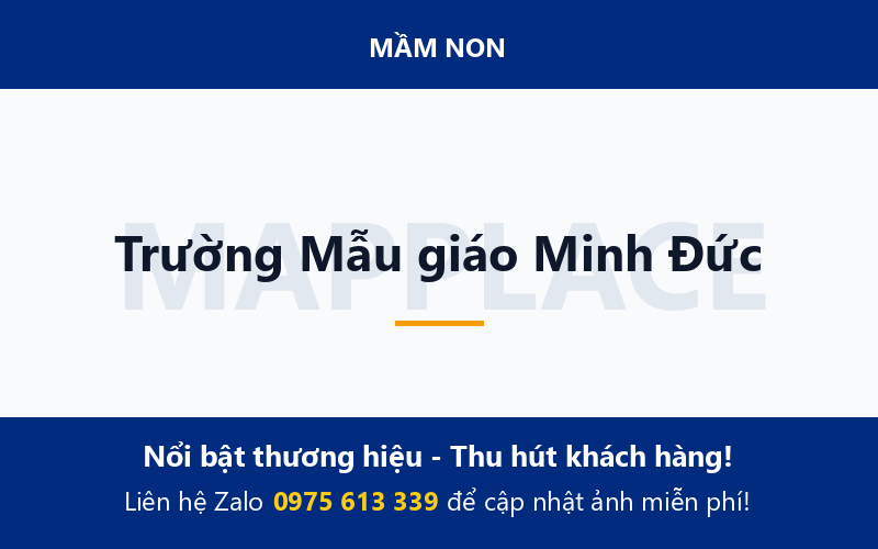 Trường Mẫu giáo Minh Đức