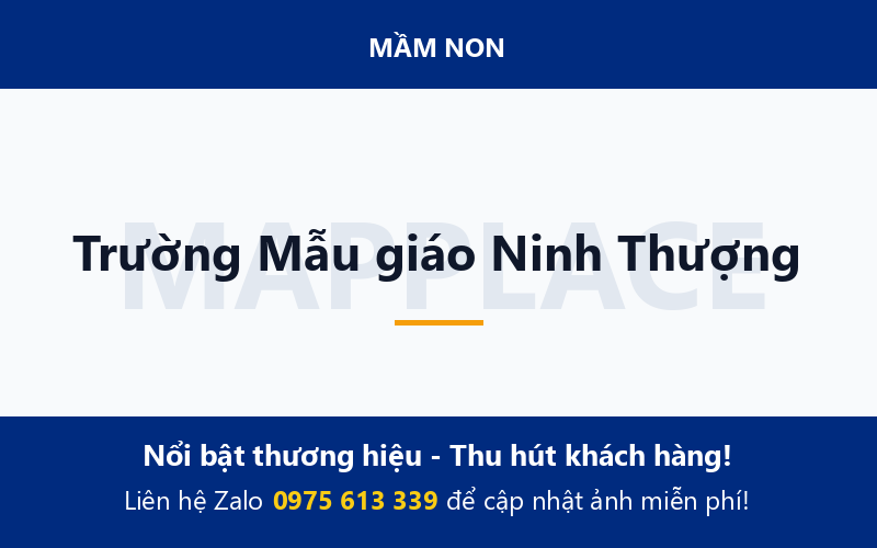 Trường Mẫu giáo Ninh Thượng