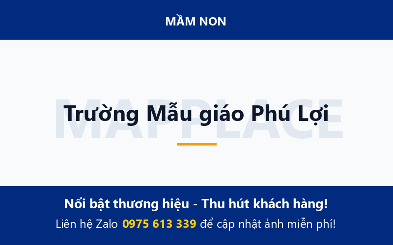 Trường Mẫu giáo Phú Lợi