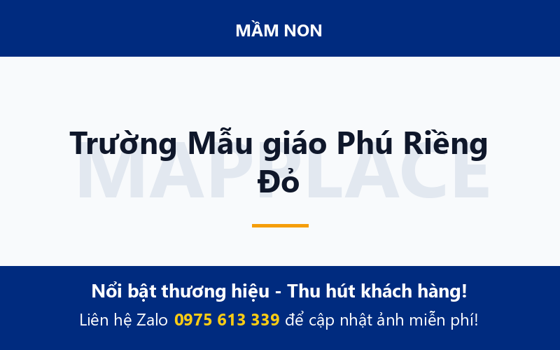 Trường Mẫu giáo Phú Riềng Đỏ