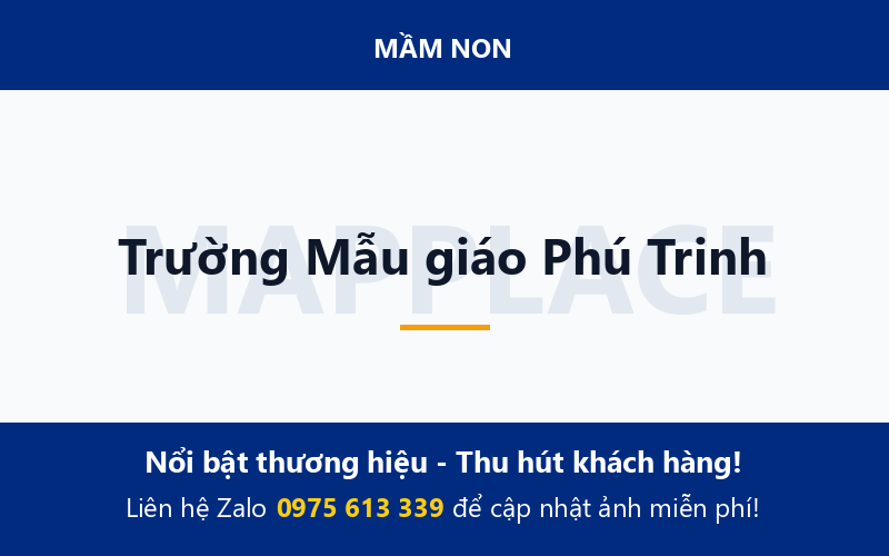 Trường Mẫu giáo Phú Trinh