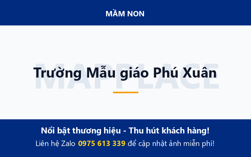 Trường Mẫu giáo Phú Xuân