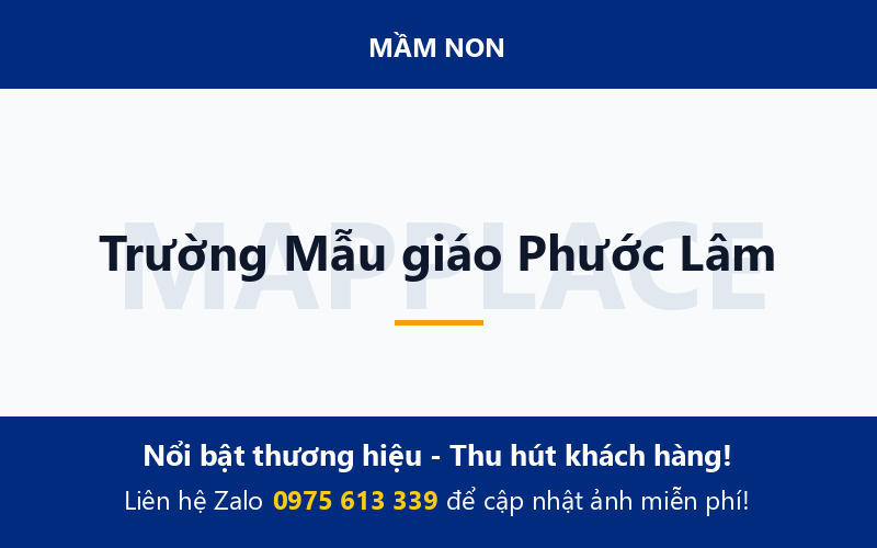 Trường Mẫu giáo Phước Lâm
