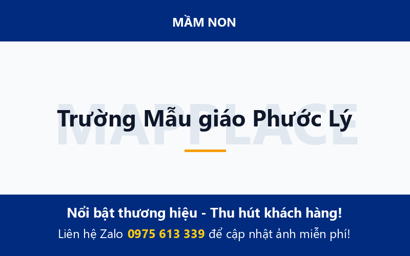 Trường Mẫu giáo Phước Lý