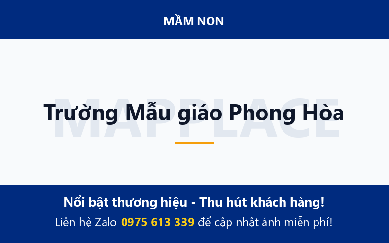 Trường Mẫu giáo Phong Hòa