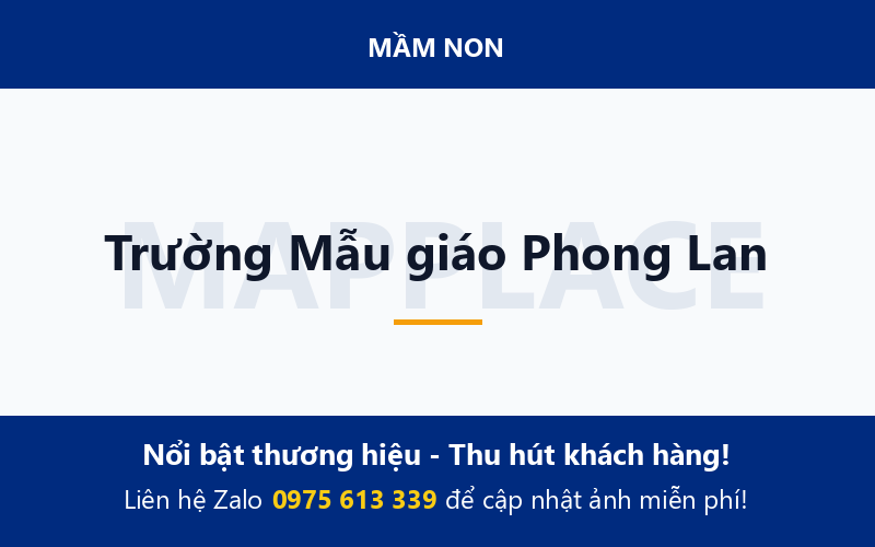 Trường Mẫu giáo Phong Lan