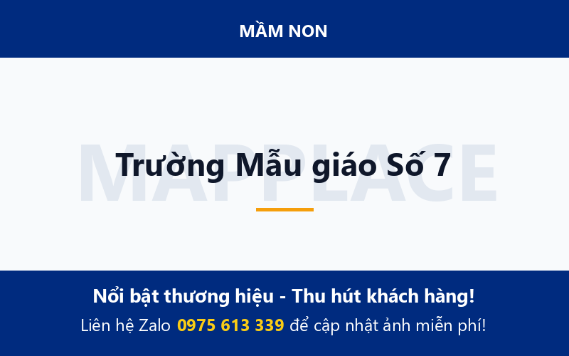 Trường Mẫu giáo Số 7