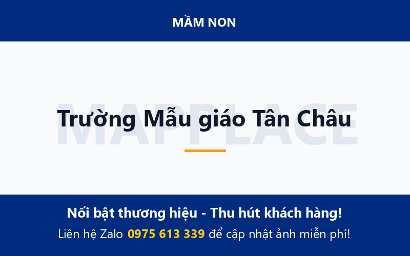 Trường Mẫu giáo Tân Châu