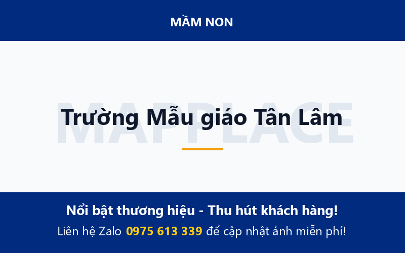 Trường Mẫu giáo Tân Lâm