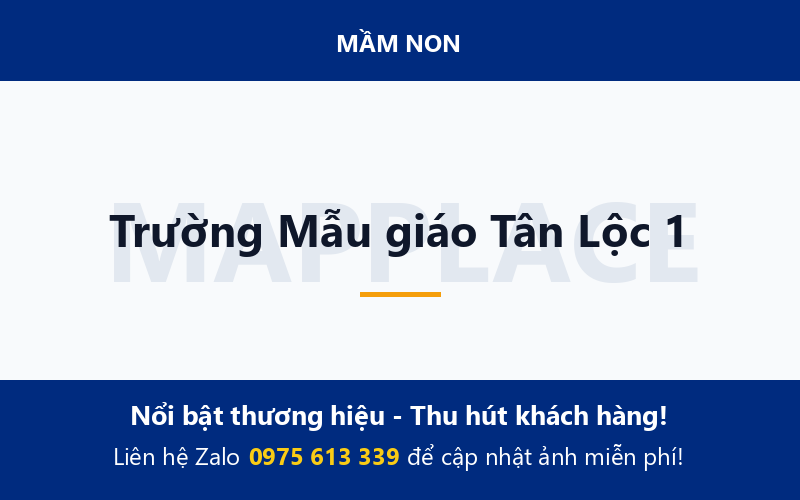 Trường Mẫu giáo Tân Lộc 1