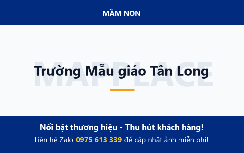 Trường Mẫu giáo Tân Long