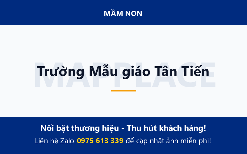 Trường Mẫu giáo Tân Tiến