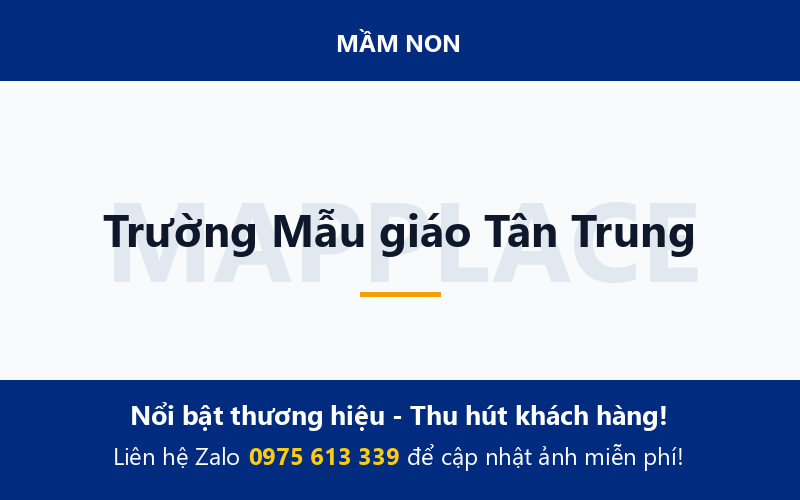 Trường Mẫu giáo Tân Trung